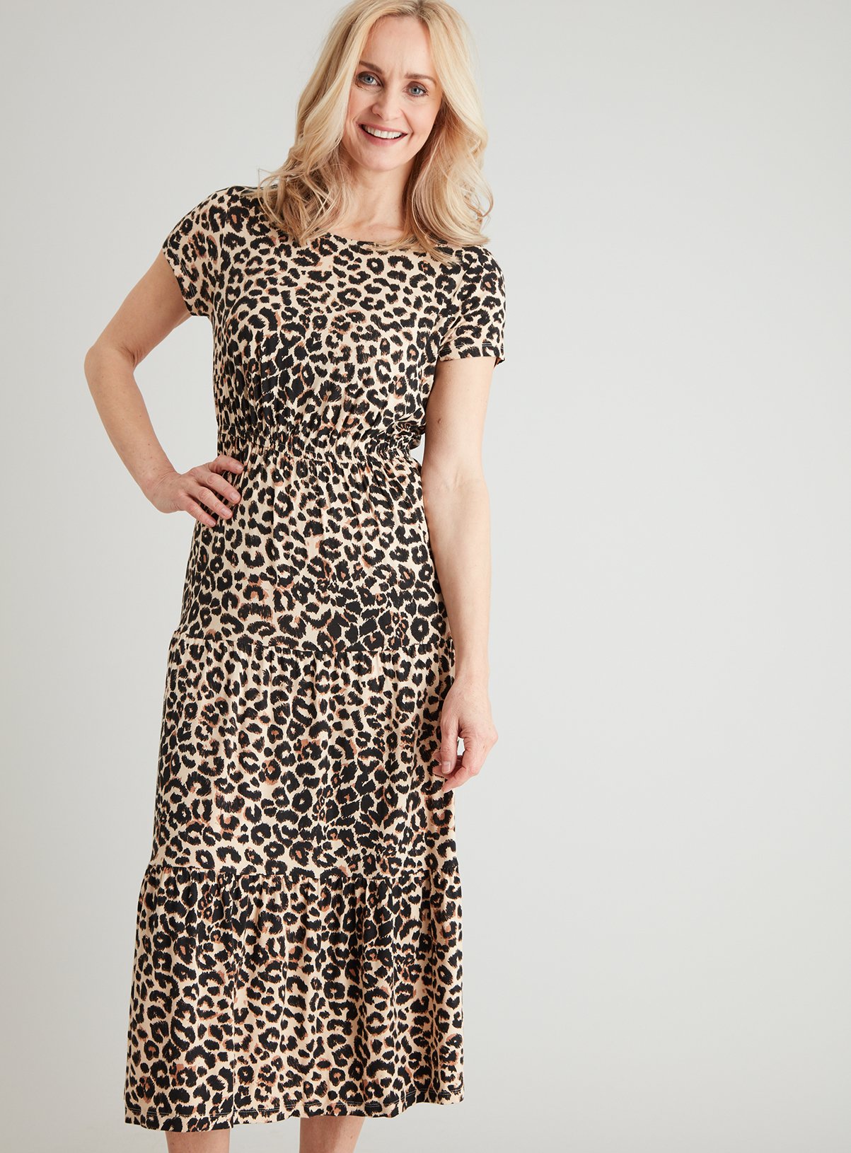 Womens Leopard Print Maxi Dress | Tu ...